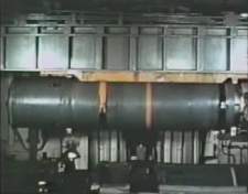 Booster on magazine crane